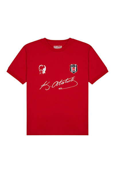 Kartal Yuvası BEŞİKTAŞ ÇOCUK ATATÜRK İMZA T-SHIRT