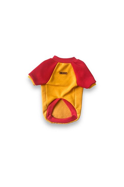Luli Pet Yellow Red Piece Dog Sweatshirt