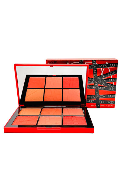 Moda Beauty - لوحة أحمر الخدود الطبيعية