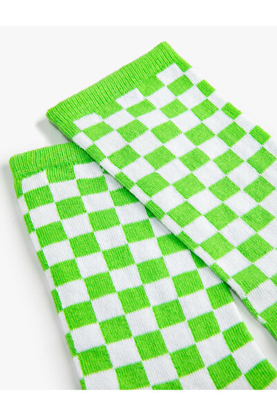 Koton Checkered Sock Socks