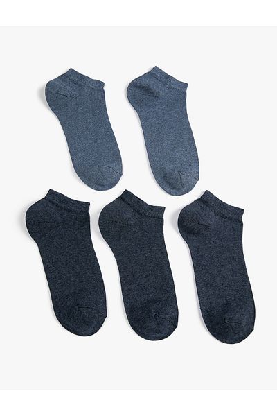 Koton 5-Piece Basic Booties Socks Set Multicolored
