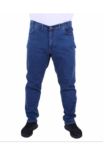 Starbattal Power Lycra Madrid 11900 - جينز أزرق فاتح مقاس كبير