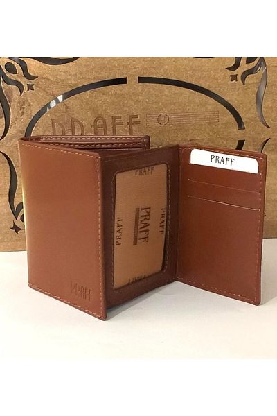 Praff Мъжки портфейл от естествена кожа P-8023