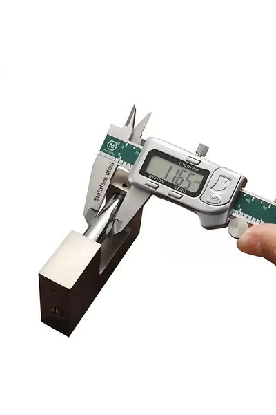 ÇERÇİCİ Satin 80mm Sliding Shaft Padlock