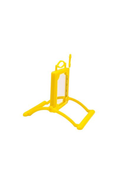 Ans Yellow Mirrored Perch Swing Budgie Toy