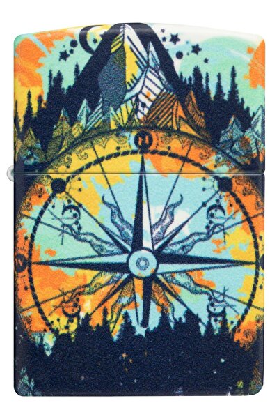 Zippo Compass / Pusula Design Glow In The Dark Çakmak