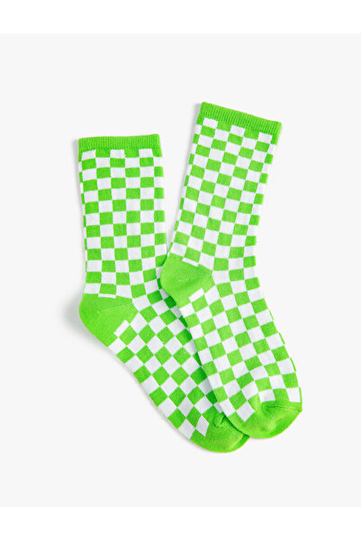 Koton Checkered Sock Socks