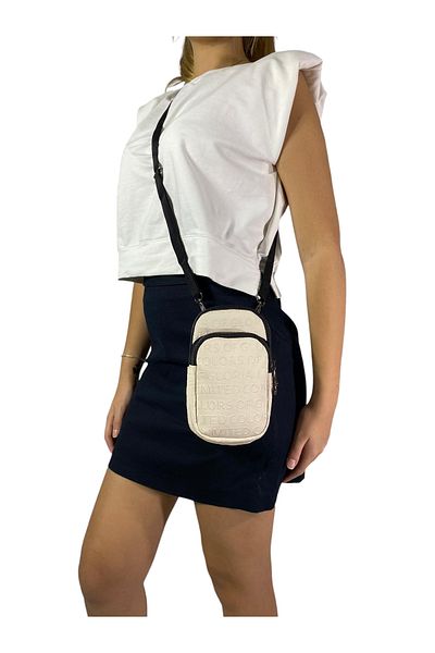 Gloria Two-Eye Hanger Phone Bag: Width 9 cm, Length 18 cm, Width 6 cm.