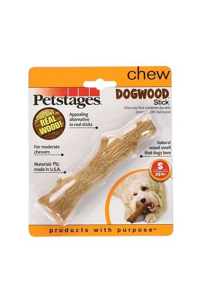 PetStages Durable Sticks Tree Branch Shaped Game Bone Small