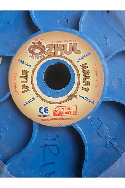 ÖZKUL HALAT Özkul Rope 14 mm 10 Meters Polyester Iskota Rope Tying Rope