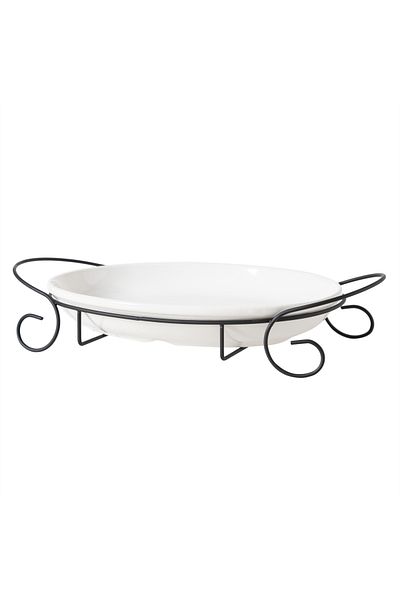 Mudo Concept Oval Presentation with Gourmet Stand-50Cm