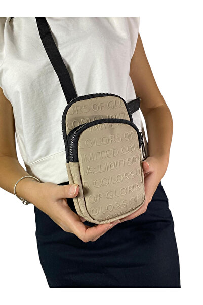 Gloria Geanta Telefon cu Două Compartimente: Latime 9 Cm, Lungime 18 Cm, Latime 6 Cm.