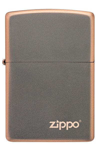 Zippo Rustic Bronze Logo Design Çakmak