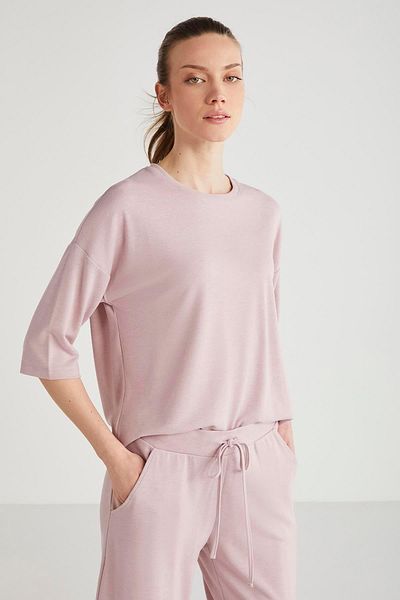 Catherine's Women's Capri Sleeve Capri Lilac Pajamas Suit C3T2N6O2