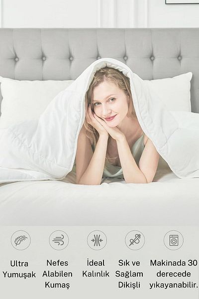 Elyaf Sepeti 100% Natural Wool Washable Single Wool Quilt
