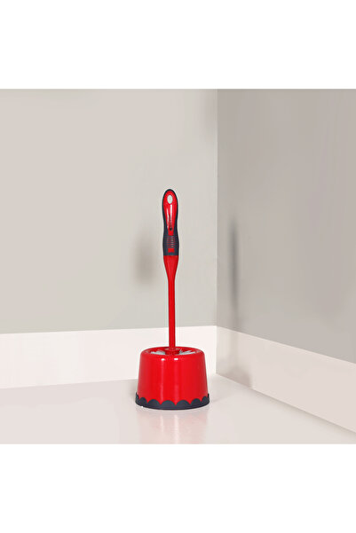 ROYALFORD RF8835 One Click Series Toilet Brush with Holder - Easy Storage with Comfortable Handle