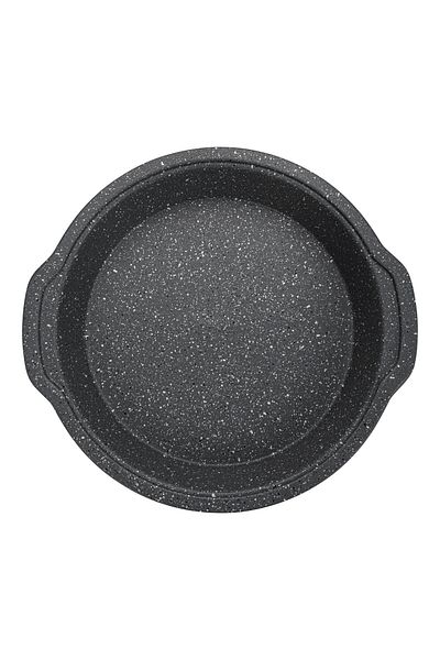 Fissman Round Roaster Pan 26cm, Carbon Steel Non Stick Coating 4.5cm Deep Roaster Pan, PFOA Free