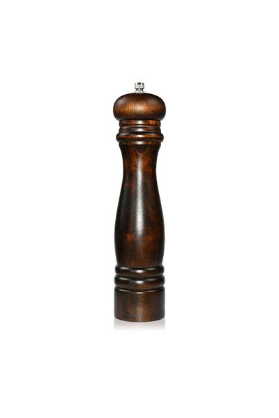 Fissman Pepper Mill Wooden Body With Zinc Alloy Grinder Dark Brown 25x6cm