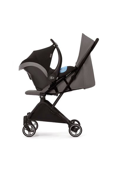 Kinderkraft - 2 in1 Indy2 Lightweight Stroller W/ Mink Car Seat - Cozy Grey