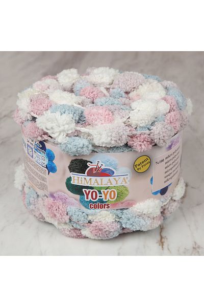 Himalaya Soft Turquoise & Rose Dried Yo-Yo Colors - Light Brown & Cream, 3 Pack