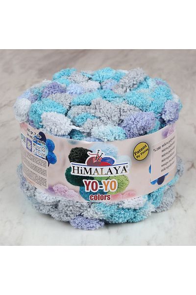 Himalaya Yo-Yo Colors / Turquoise |   Soft Gray |   Blue |   Cream / 82007 / 3 Pack