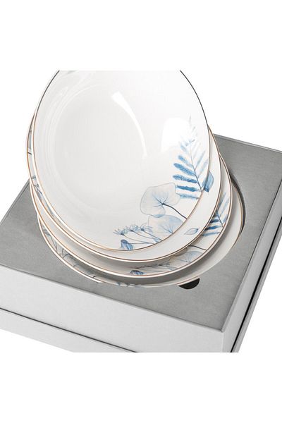 Fissman 4-Piece Salad Bowl Lyon 18cm Porcelain