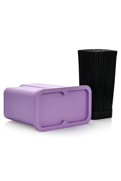 Fissman Kitchen Knife and Utensil Organizer 10x10x23.10x10x17cm Purple