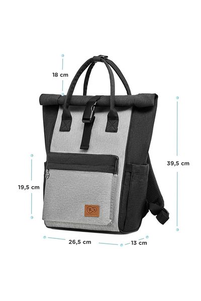 Kinderkraft - Moonpack Diaper Backpack - Grey
