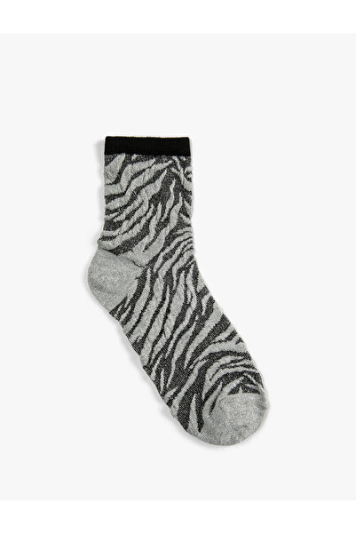Koton Zebra Patterned Sock Socket
