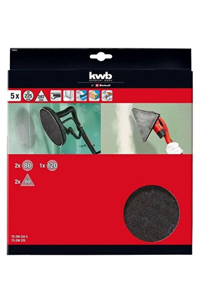 Kwb 491005 Duvar Zımpara Kağıdı 225 Mm 5li Paket
