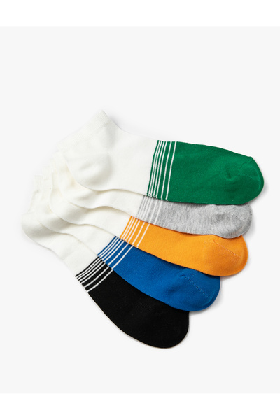 Koton Σετ ριγέ 5 τεμάχια μποτάκια κάλτσες πολύχρωμες