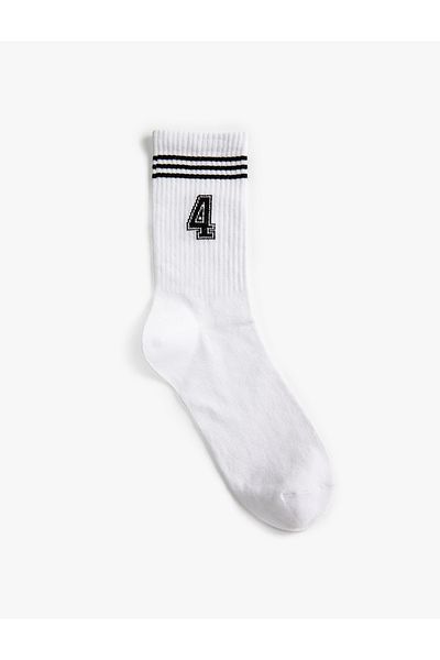 Koton College Socket Socks Processing Detailed
