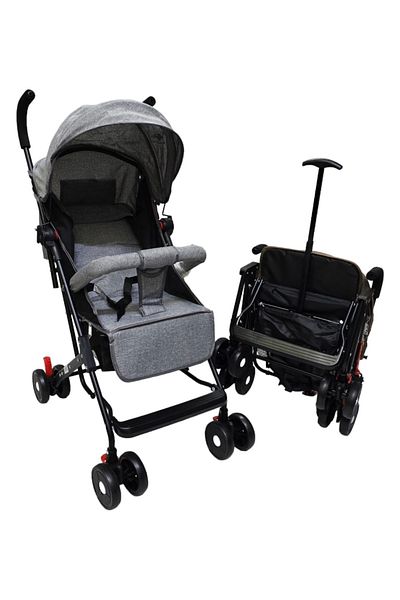 BabyCara Lightweight Stroller with Adjustable Seat and Convenient Storage Basket
