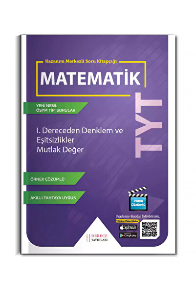 Sonuç Derece Yayınları Tyt I.dereceden Denklem Ve Eşitsizlikler Mutlak Değer ...