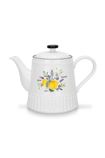 Fissman Tea Pot Lemon Provence Series 1000 ml Porcelain