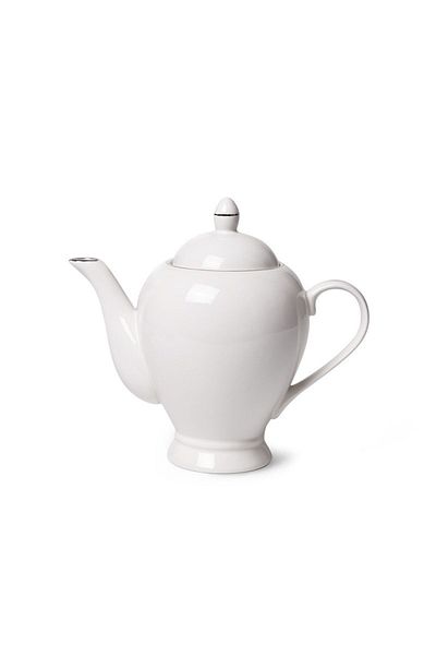 Fissman Teapot Aleksa Series 1100ml Color White (Porcelain)