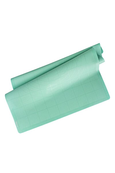 Fissman بساط سيليكون للخبز والعجن أخضر نعناعي 57x47 سم