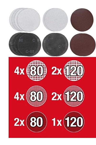 Kwb 490965 Duvar Zımpara Kağıdı 180 Mm 15li Paket