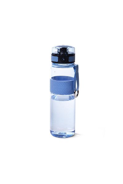 Fissman Water Bottle Plastic 620ml For Kids BPA Free Non-Toxic Black