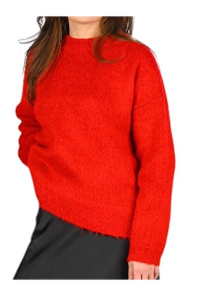 Butik Hepa-GG Kadın Kırmızı Kazak