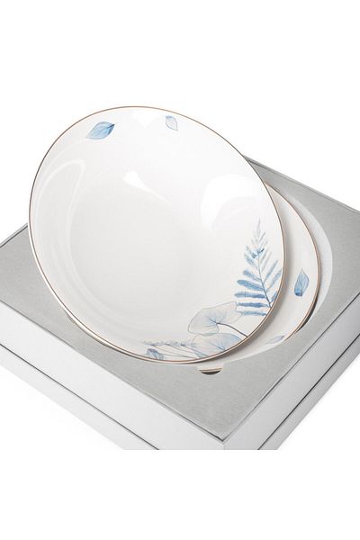 Fissman 2-Piece Salad Bowl Lyon 22cm Porcelain
