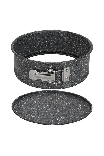 Fissman Springform Cake Pan 24cm, Carbon Steel Granite Non Stick Coating Pan, Removable Bottom