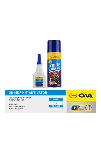 Genel Markalar Hızlı Yapıştırıcı Kit Japon Aktivatör 2k Mdf 200 ml