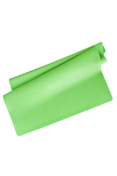 Fissman بساط سيليكون للخبز والعجن، أخضر، 57×47 سم