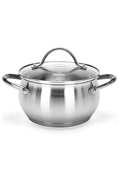 Fissman Casserole 3.5L With Glass Lid 18/10 Stainless Steel Induction Bottom
...