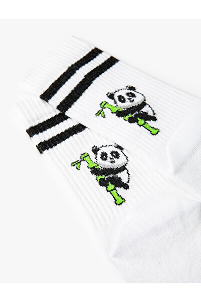 Koton Socken mit Panda-Stickerei