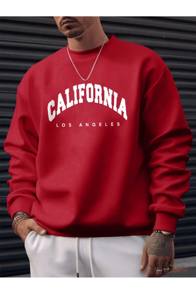 YOHO SPORT Dukserica sa kalifornijskim printom, napravljena od mekog, gustog ...