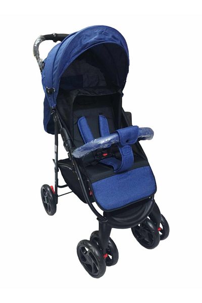 BabyCara Baby Stroller Pram Adjustable Position Seat Fully Rotating Wheels for Newborn