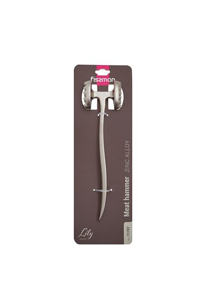 Fissman Meat Tenderizer 20.5cm, Zinc Alloy Stainless Steel Meat Hammer Sleek Handle