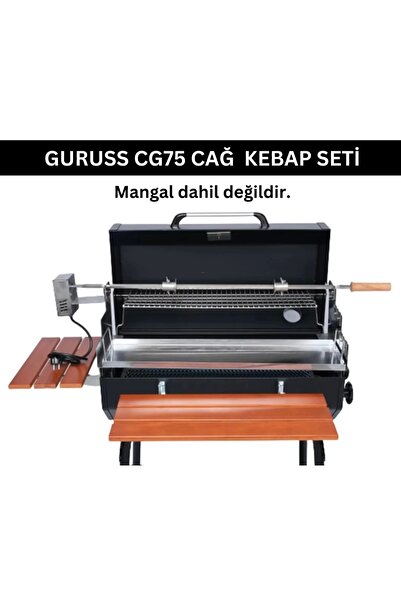 Meaty Cheesy Gurus CG75 Cağ Kebap Seti - Cağ Aparatı ve Çevirme Aparatı